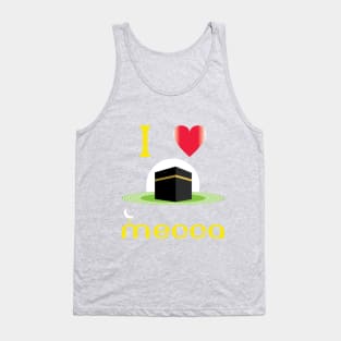 Mecca Kaaba Hajj gift-I love mecca kaaba hajj gift Tank Top